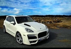 42 299 р. Пластиковый капот TECHART MAGNUM Porsche Cayenne 958 (2010-2014) (Неокрашенный)  с доставкой в г. Набережные‑Челны. Увеличить фотографию 6