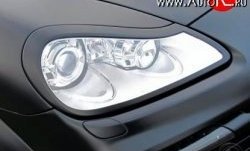 2 299 р. Реснички на фары JE Design  Porsche Cayenne  957 (2007-2010) (Неокрашенные)  с доставкой в г. Набережные‑Челны. Увеличить фотографию 4