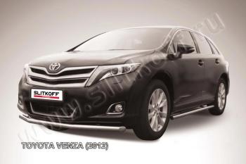 Защита переднего бампера d57 мм Slitkoff Toyota (Тойота) Venza (Венза)  GV10 (2012-2016) GV10 рестайлинг ()