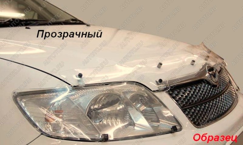 2 999 р. Дефлектор капота CA-Plastic exclusive  ГАЗ 31105  Волга (2003-2009) дорестайлинг, рестайлинг (серия Classic прозрачный)  с доставкой в г. Набережные‑Челны