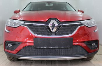 Защитная сетка в бампер (низ, ячейка 4х10 мм) Стрелка11 Премиум Renault Arkana (2019-2025) ()