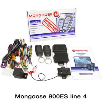 Автосигнализация Mongoose 900ES line 4 Honda Inspire 3 UA4, UA5 дорестайлинг (1998-2001)