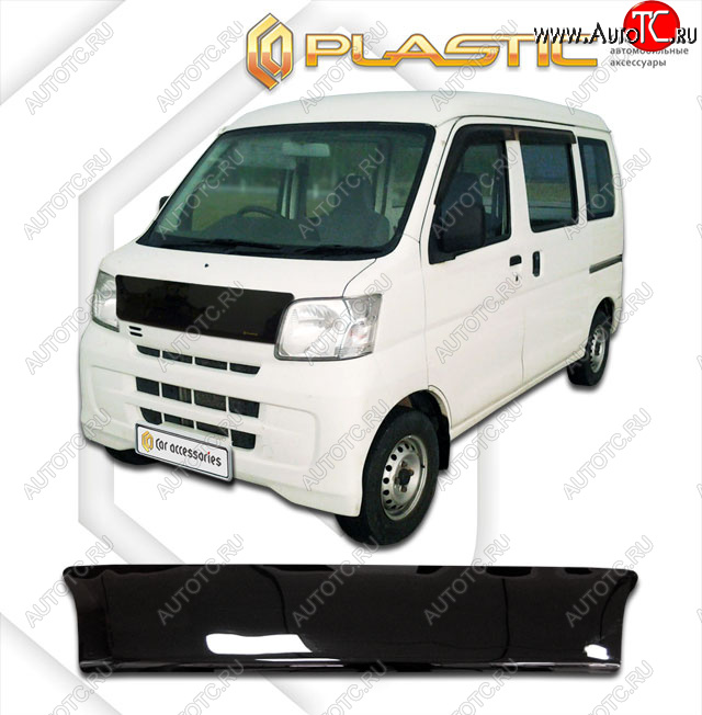 1 899 р. Дефлектор капота CA-Plastic  Daihatsu Hijet  S320 минивэн (2004-2007) дорестайлинг (classic черный, без надписи)  с доставкой в г. Набережные‑Челны