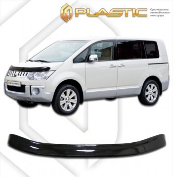 Дефлектор капота CA-Plastic Mitsubishi (Митсубиси) Delica D:5 (делика)  1 (2007-2024) 1 дорестайлинг, рестайлинг