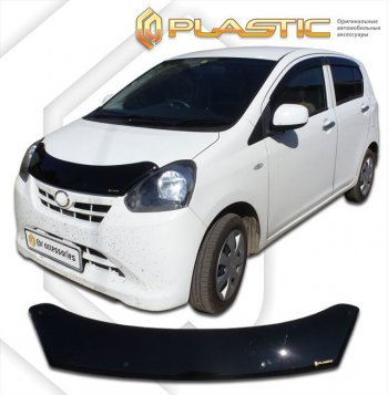 1 999 р. Дефлектор капота (Япония) CA-Plastic  Toyota Pixis Epoch  LA300A, LA310A  (2012-2013) хэтчбек 5 дв. дорестайлинг (classic черный, без надписи)  с доставкой в г. Набережные‑Челны. Увеличить фотографию 1