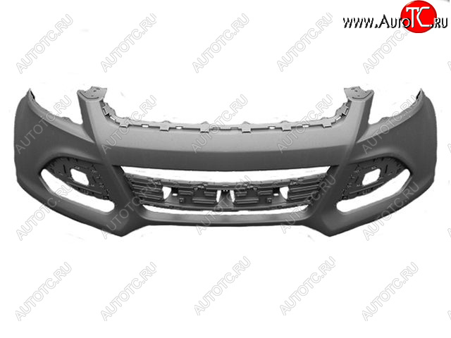 4 599 р. Бампер передний (с отверстиями под омыватели фар и под парктроник) BodyParts  Ford Kuga  2 (2013-2016) дорестайлинг (Неокрашенный)  с доставкой в г. Набережные‑Челны