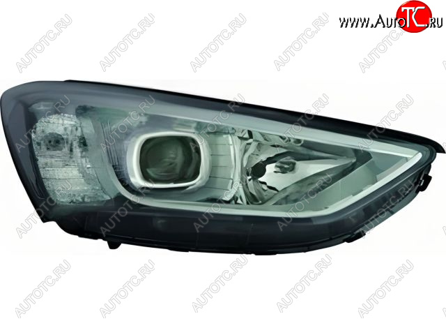 12 299 р. Правая фара (корректор, линзован) BodyParts Hyundai Santa Fe DM дорестайлинг (2012-2016)  с доставкой в г. Набережные‑Челны