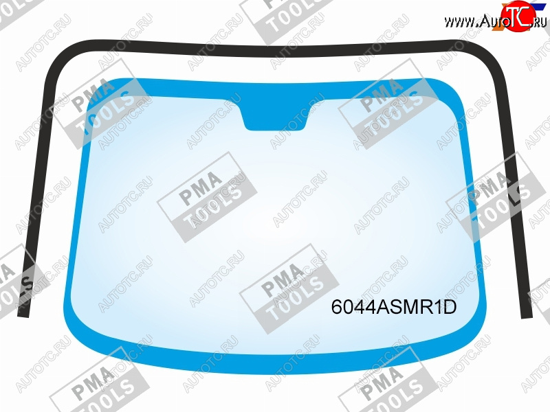 3 499 р. Молдинг лобового стекла (панорамная крыша) PMA Nissan Qashqai 1 дорестайлинг (2007-2010)  с доставкой в г. Набережные‑Челны