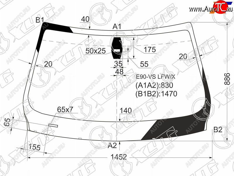 7 599 р. Стекло лобовое (Датчик дождя) XYG  BMW 3 серия ( E90,  E91) (2004-2012) седан дорестайлинг, универсал дорестайлинг, седан рестайлинг, универсал рестайлинг  с доставкой в г. Набережные‑Челны