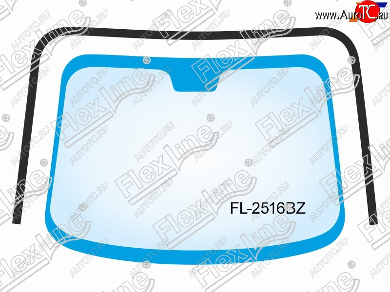 3 599 р. Молдинг лобового стекла (П-образный) FLEXLINE  Hyundai Tucson  JM (2004-2010)  с доставкой в г. Набережные‑Челны