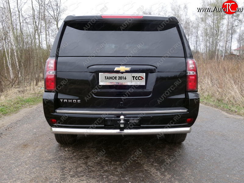 22 999 р. Защита задняя d76,1 мм ТСС Тюнинг  Chevrolet Tahoe  K2UC (2014-2021)  с доставкой в г. Набережные‑Челны