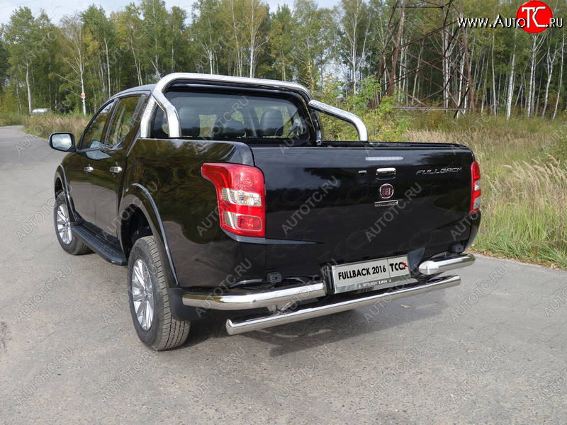 57 999 р. Защита кузова d76,1 мм (только для кузова) ТСС Тюнинг Fiat Fullback (2016-2018) (нержавейка)  с доставкой в г. Набережные‑Челны