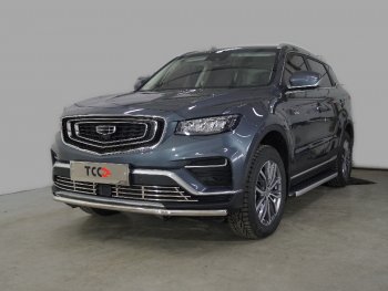 Защита переднего бампера нижняя 42,4 мм ТСС Тюнинг Geely Atlas Pro NL3 (2019-2025) ()