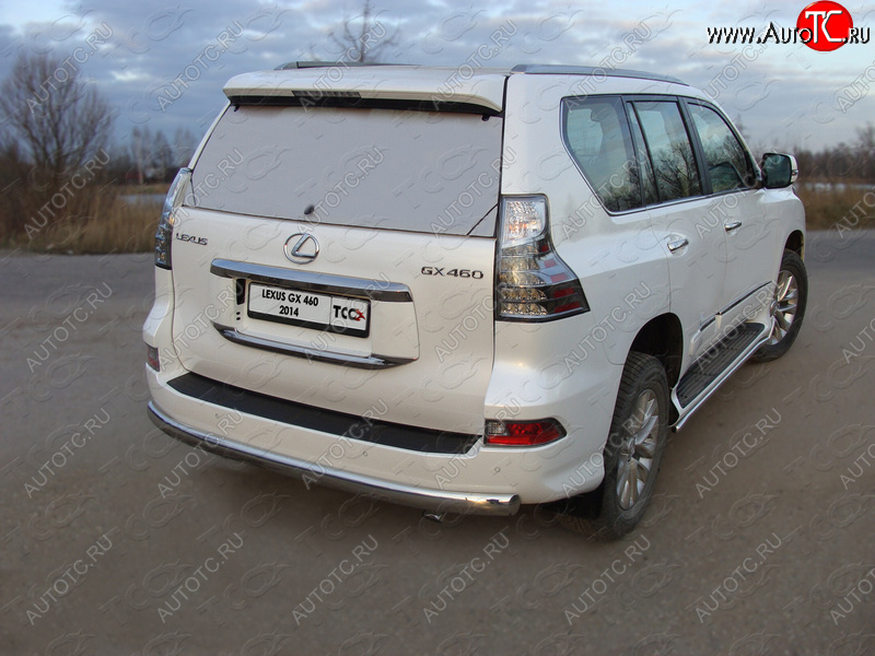 24 999 р. Защита задняя (центральная овальная 75х42 мм) ТСС Тюнинг  Lexus GX460  J150 (2019-2022) 2-ой рестайлинг (центральная )  с доставкой в г. Набережные‑Челны