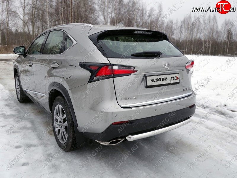 19 999 р. Защита задняя (нержавейка 60,3 мм) кроме F-Sport ТСС Тюнинг Lexus NX200T Z10 (2014-2017)  с доставкой в г. Набережные‑Челны