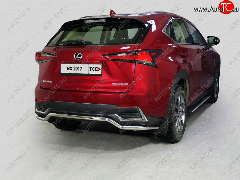 17 999 р. Защита задняя (нержавейка d42,4 мм) кроме F-Sport, ТСС Тюнинг  Lexus NX200  Z10 (2017-2021) рестайлинг  с доставкой в г. Набережные‑Челны