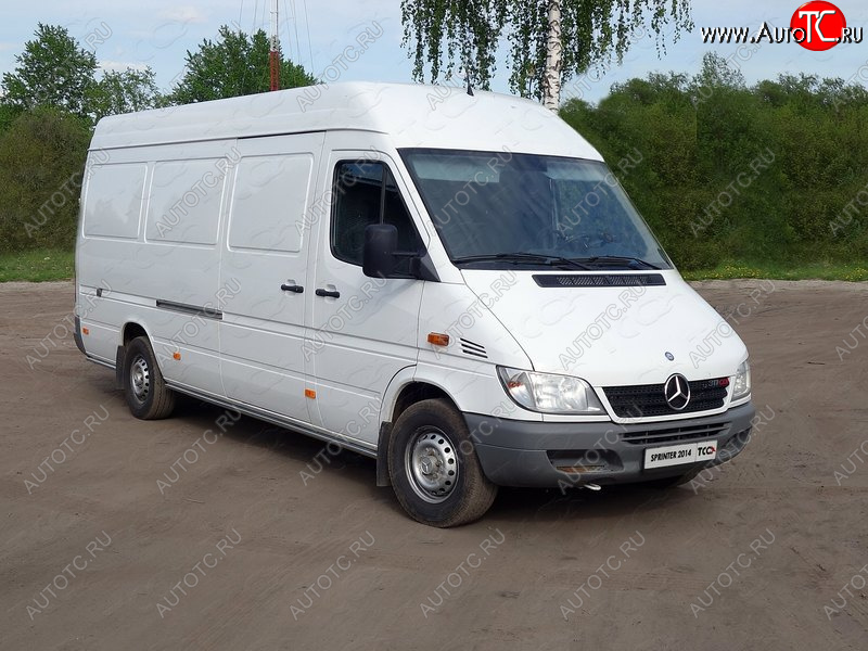 25 999 р. Защита порогов труба d42,4 мм ТСС Тюнинг  Mercedes-Benz Sprinter  W906 (2014-2018) рестайлинг (серые)  с доставкой в г. Набережные‑Челны