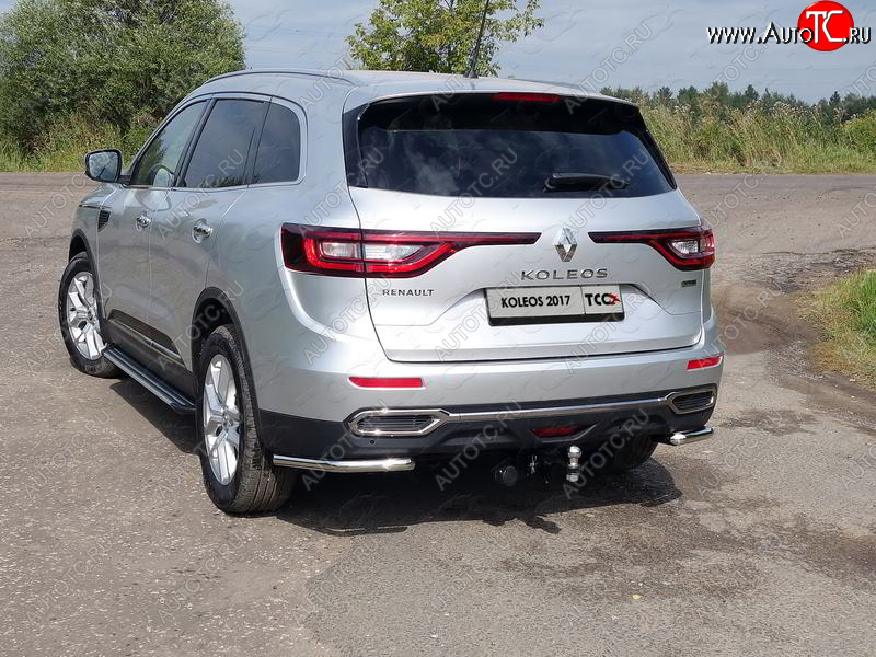 15 549 р. Защита заднего бампера (уголки, d42,4 мм) TCC  Renault Koleos  2 (2016-2025)  с доставкой в г. Набережные‑Челны