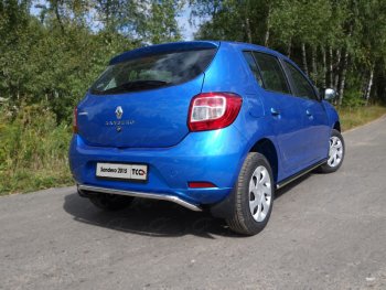 Защита задняя d42,4 мм ТСС Тюнинг Renault (Рено) Sandero (Сандеро)  (B8) (2014-2018) (B8) дорестайлинг