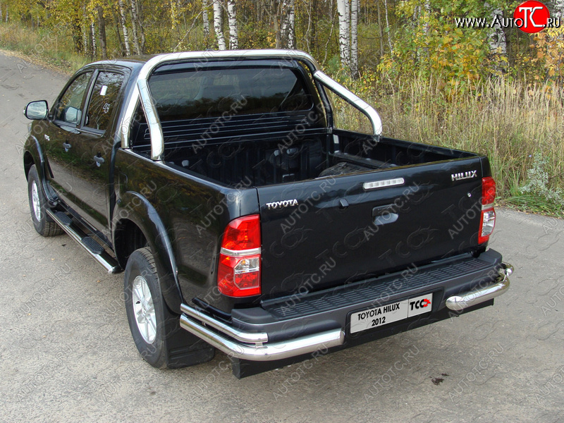 57 999 р. Защита кузова d76,1 мм (только для кузова) ТСС Тюнинг  Toyota Hilux  AN20,AN30 (2011-2016)  2-ой рестайлинг (нержавейка)  с доставкой в г. Набережные‑Челны