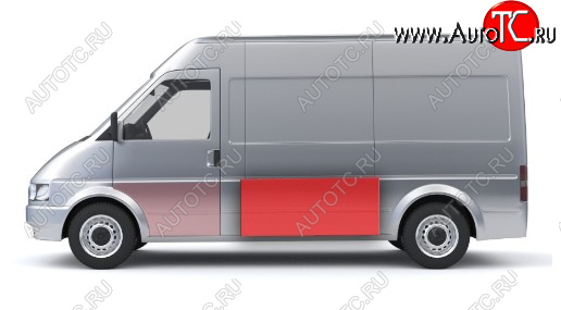 1 889 р. Левая средняя боковая панель (ремонтная) Wisentbull Fiat Ducato 230 (1994-2002)  с доставкой в г. Набережные‑Челны