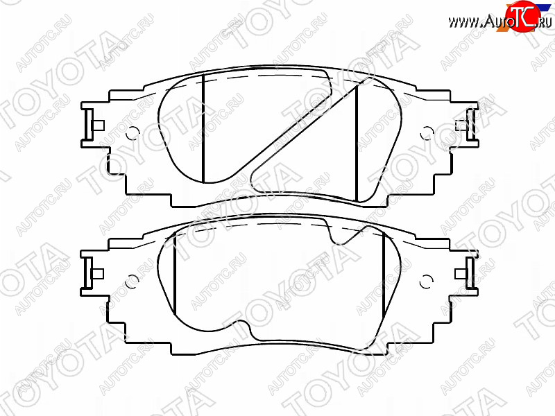 7 999 р. Колодки тормозные задние RH-LH SAT Lexus RX350L AL20 дорестайлинг (2017-2019)  с доставкой в г. Набережные‑Челны