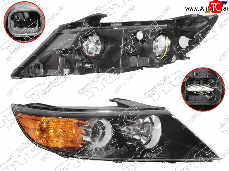 17 999 р. Фара правая (галоген, с корректором) TYC KIA Sorento XM дорестайлинг (2009-2012)  с доставкой в г. Набережные‑Челны