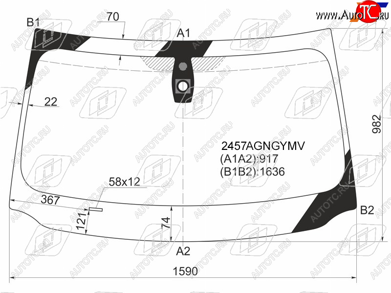 9 499 р. Стекло лобовое (Датчик дождя) FUYAO  BMW 7 серия  F01-F04 (2008-2015) седан  с доставкой в г. Набережные‑Челны