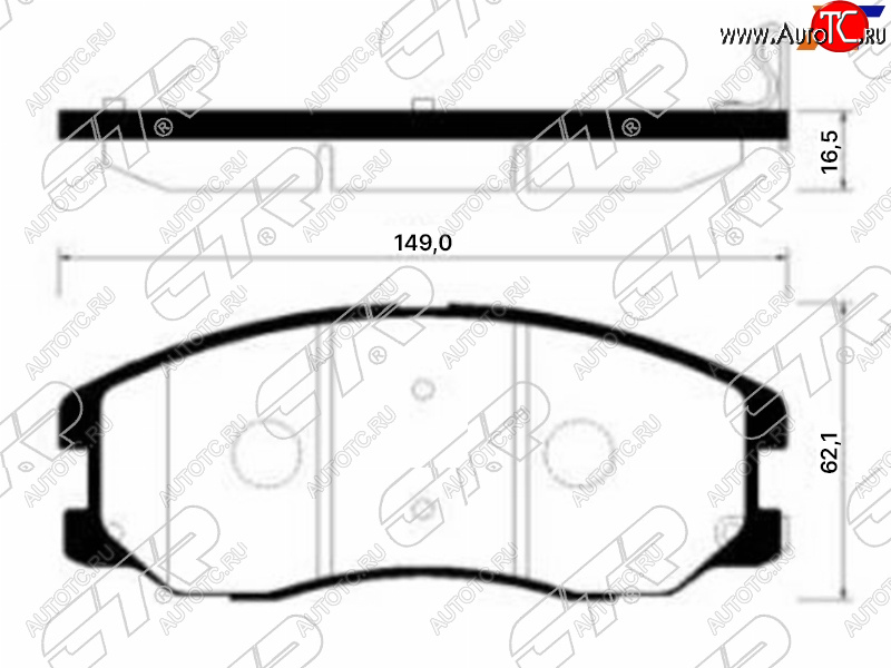 2 499 р. Колодки тормозные передние FL-FR SAT  Chevrolet Captiva (2006-2016), Opel Antara (2006-2015)  с доставкой в г. Набережные‑Челны