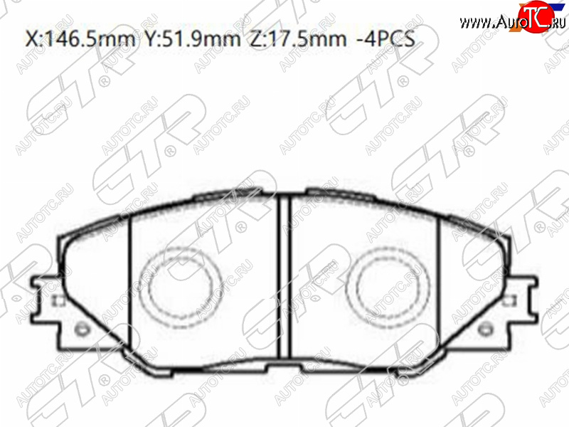 2 299 р. Колодки тормозные перед FL-FR SAT   Toyota RAV4 ( XA30,  XA305,  XA40,  XA50) (2003-2024) 5 дв. удлиненный дорестайлинг, 5 дв. дорестайлинг, 5 дв. 1-ый рестайлинг, 5 дв. удлиненный 1-ый рестайлинг, 5 дв. 2-ой рестайлинг, 5 дв. удлиненный 2-ой рестайлинг, 5 дв. дорестайлинг, 5 дв. рестайлинг, 5 дв. дорестайлинг  с доставкой в г. Набережные‑Челны