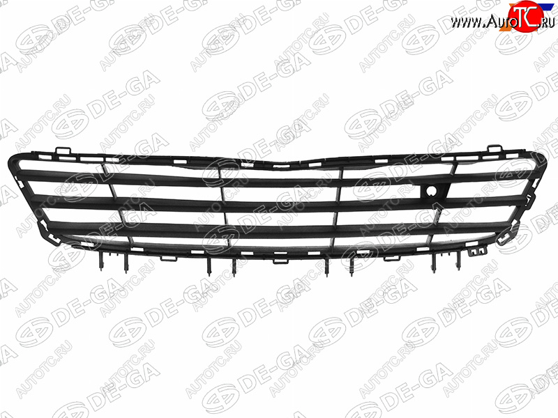649 р. Центральная решетка переднего бампера DE-GA  Opel Astra  H (2004-2007) седан дорестайлинг, универсал, хэтчбек 5дв дорестайлинг  с доставкой в г. Набережные‑Челны