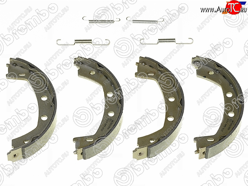 4 999 р. Колодки барабанные задние RH-LH SAT Land Rover Freelander L359 1-ый рестайлинг (2010-2012)  с доставкой в г. Набережные‑Челны