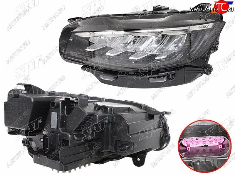 28 999 р. Фара левая (LED) SAT  Geely Atlas Pro  NL3 - Azkarra  NL3  с доставкой в г. Набережные‑Челны