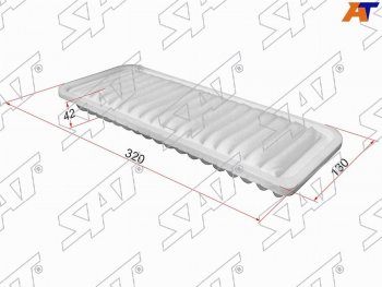 Фильтр воздушный SAT Daihatsu (Дайхатсу) Sirion (Сирион) ( M600) (2005-2017), Toyota (Тойота) Passo (Пассо) ( 1,  2,  3) (2004-2025)