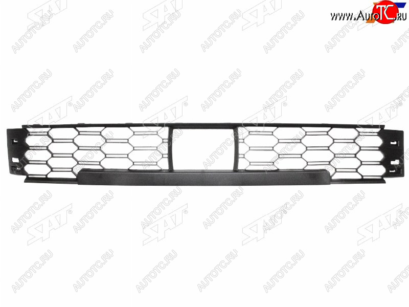 1 499 р. Нижняя решетка переднего бампера SAT Skoda Rapid MK2 (2019-2024) (под датчик дистанции)  с доставкой в г. Набережные‑Челны