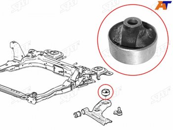 Сайлентблок рычага задний FR SAT Chevrolet Aveo T300 хэтчбек (2011-2015)