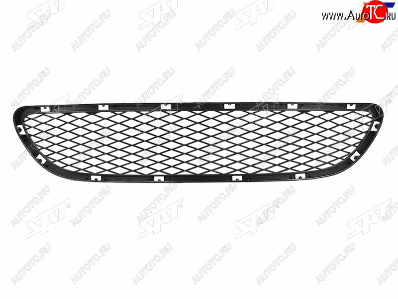 699 р. Центральная решетка переднего бампера SAT  BMW 3 серия  E90 (2008-2012) седан рестайлинг  с доставкой в г. Набережные‑Челны