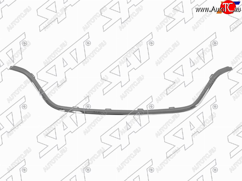 2 499 р. Молдинг решетки радиатора (нижний) SAT  Renault Sandero Stepway  (B8) (2018-2022) рестайлинг (хром)  с доставкой в г. Набережные‑Челны