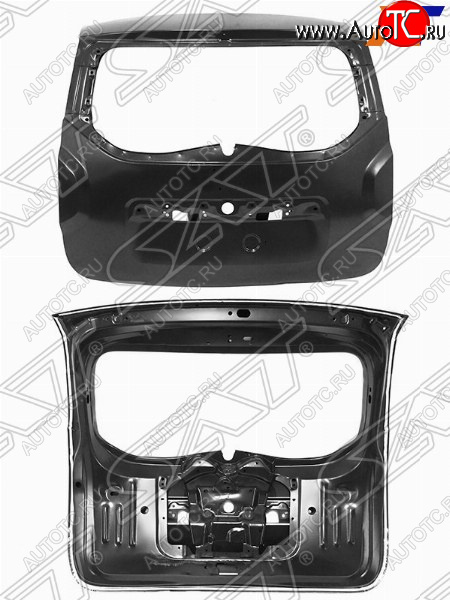 25 949 р. Дверь багажника SAT  Renault Duster  HS (2010-2021) дорестайлинг, рестайлинг  с доставкой в г. Набережные‑Челны