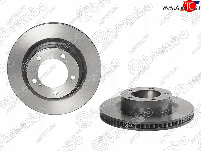 11 599 р. Диск тормозной передний Ø328 BREMBO Toyota Land Cruiser 200 дорестайлинг (2007-2012)  с доставкой в г. Набережные‑Челны