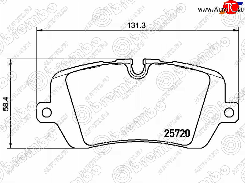 6 399 р. Колодки тормозные зад RH-LH SAT Land Rover Range Rover Sport 2 L494 дорестайлинг (2013-2017)  с доставкой в г. Набережные‑Челны