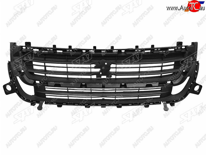 7 999 р. Решетка радиатора SAT  Peugeot Partner  B9 (2015-2018) 2-ой рестайлинг (неокрашенная)  с доставкой в г. Набережные‑Челны