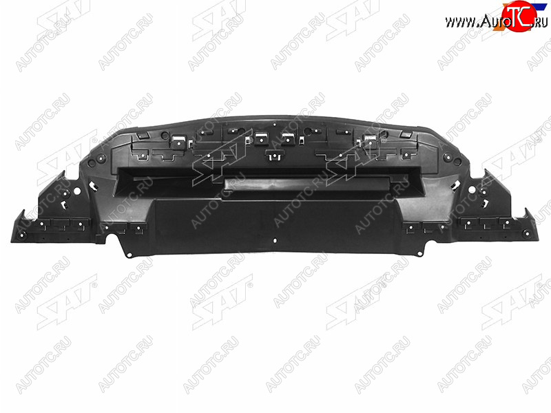 7 299 р. Защита переднего бампера (пыльник) SAT  Renault Kaptur (2016-2020) дорестайлинг  с доставкой в г. Набережные‑Челны