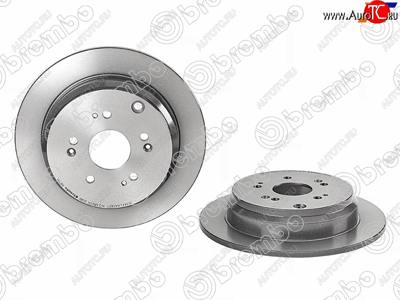 6 199 р. Задний тормозной диск BREMBO  Honda CR-V ( RD4,RD5,RD6,RD7,RD9 ,  RE1,RE2,RE3,RE4,RE5,RE7,  RM1,RM3,RM4,  RW,RT) - StepWagon ( 5 RP1,RP2, RP3, RP4,  5 RP1,RP2, RP3, RP4, RP5)  с доставкой в г. Набережные‑Челны