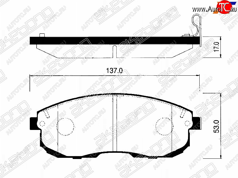 2 389 р. Колодки тормозные перед FR-FL SAT  Nissan Juke  1 YF15 - Teana  2 J32  с доставкой в г. Набережные‑Челны