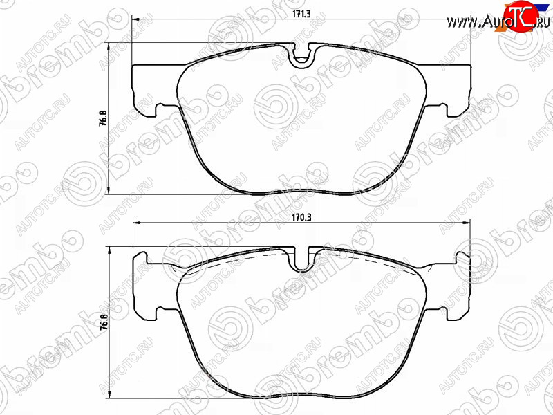 7 299 р. Колодки тормозные передние FL-FR SAT  BMW X5  E70 (2006-2013) дорестайлинг, рестайлинг  с доставкой в г. Набережные‑Челны