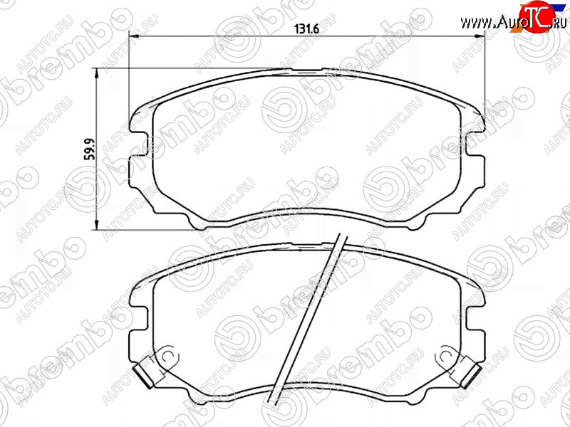 3 499 р. Колодки тормозные перед FR-FL SAT KIA Soul PS дорестайлинг (2014-2016)  с доставкой в г. Набережные‑Челны