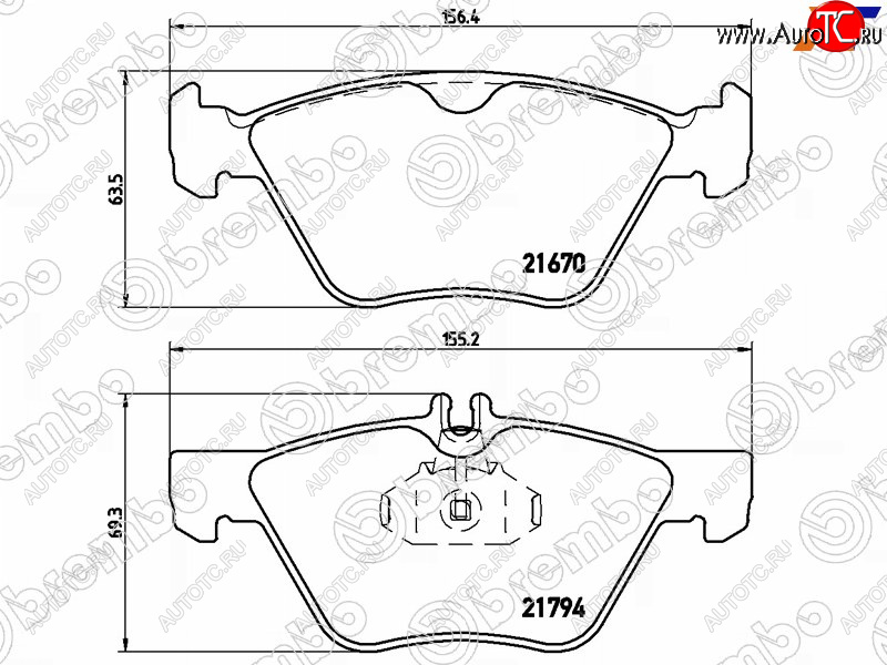 3 599 р. Колодки тормозные перед FR-FL SAT Mercedes-Benz E-Class W210 дорестайлинг седан (1996-1999)  с доставкой в г. Набережные‑Челны