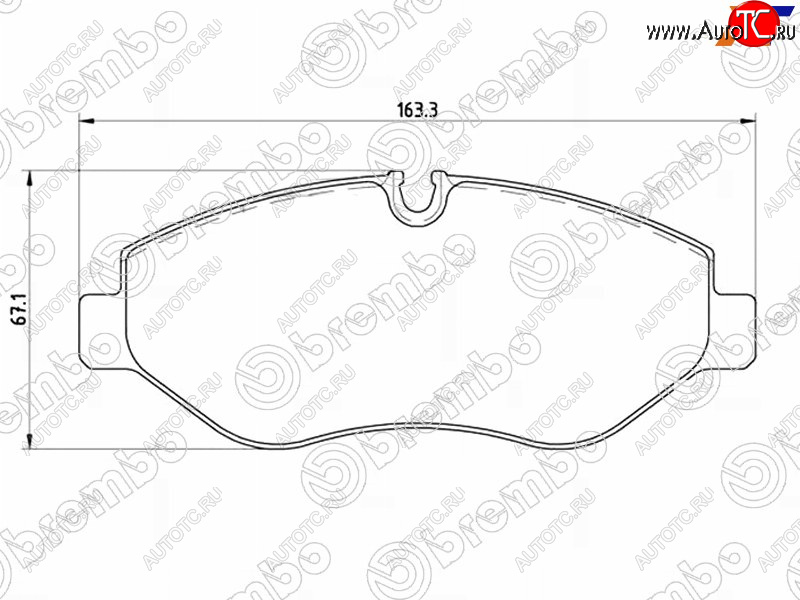 5 699 р. Колодки тормозные перед FR-FL SAT Mercedes-Benz Sprinter W906 (2006-2013)  с доставкой в г. Набережные‑Челны