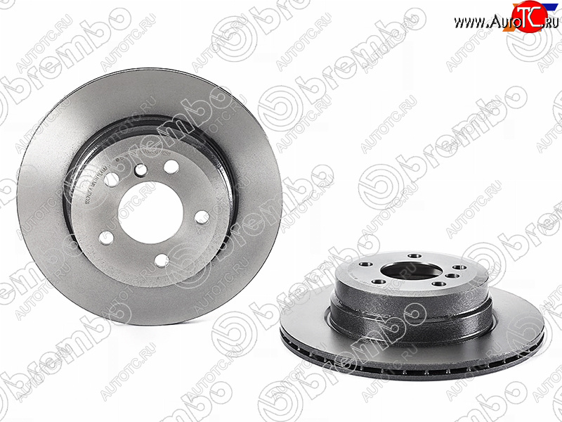 7 849 р. Диск тормозной задний Ø290mm BREMBO  BMW X5 E70 дорестайлинг (2006-2010)  с доставкой в г. Набережные‑Челны